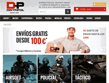 Tablet Screenshot of distripol.com